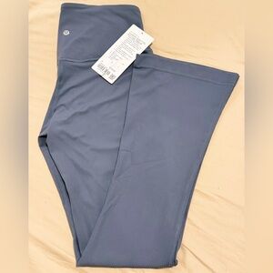 Lululemon Athletica Navy Ribbed Mini-Flare Pants